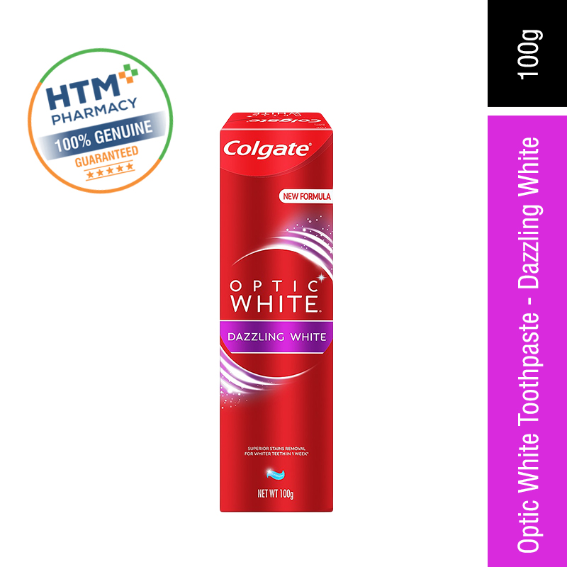 Colgate Optic White Toothpaste 100G - Dazzling Mint