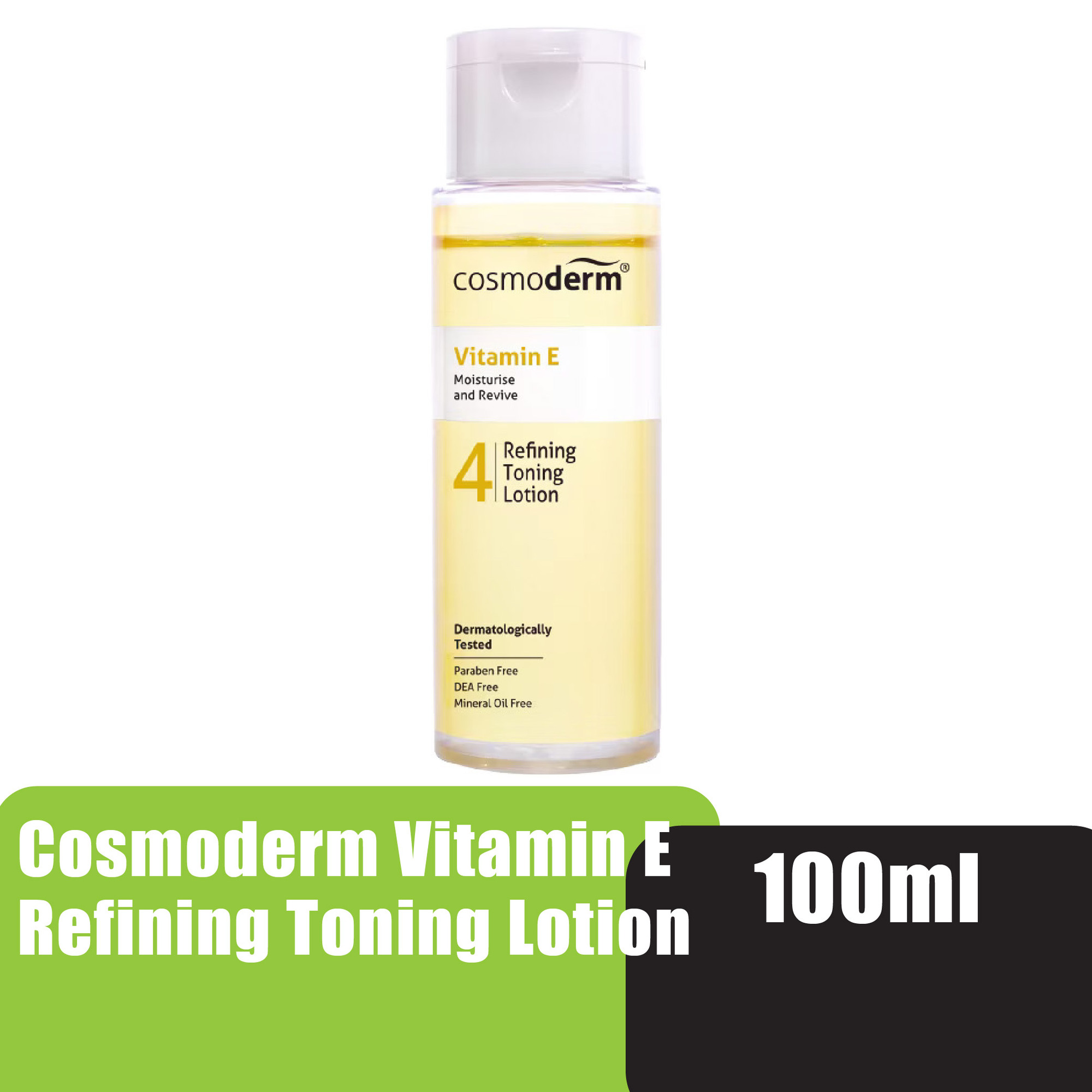 Cosmoderm Vitamin E Refining Toning Lotion 100ml