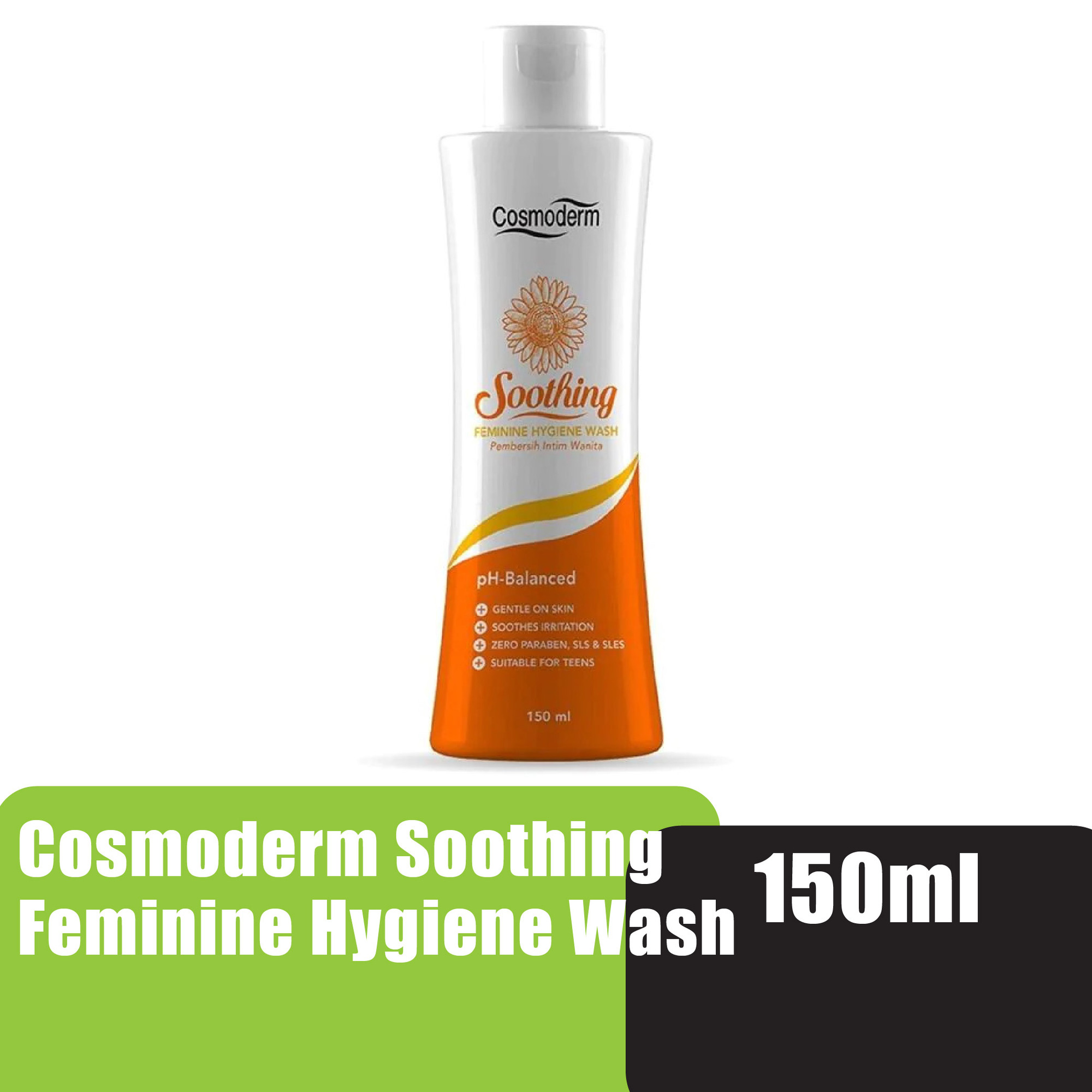 Cosmoderm Soothing Feminine Hygiene Wash 150ml