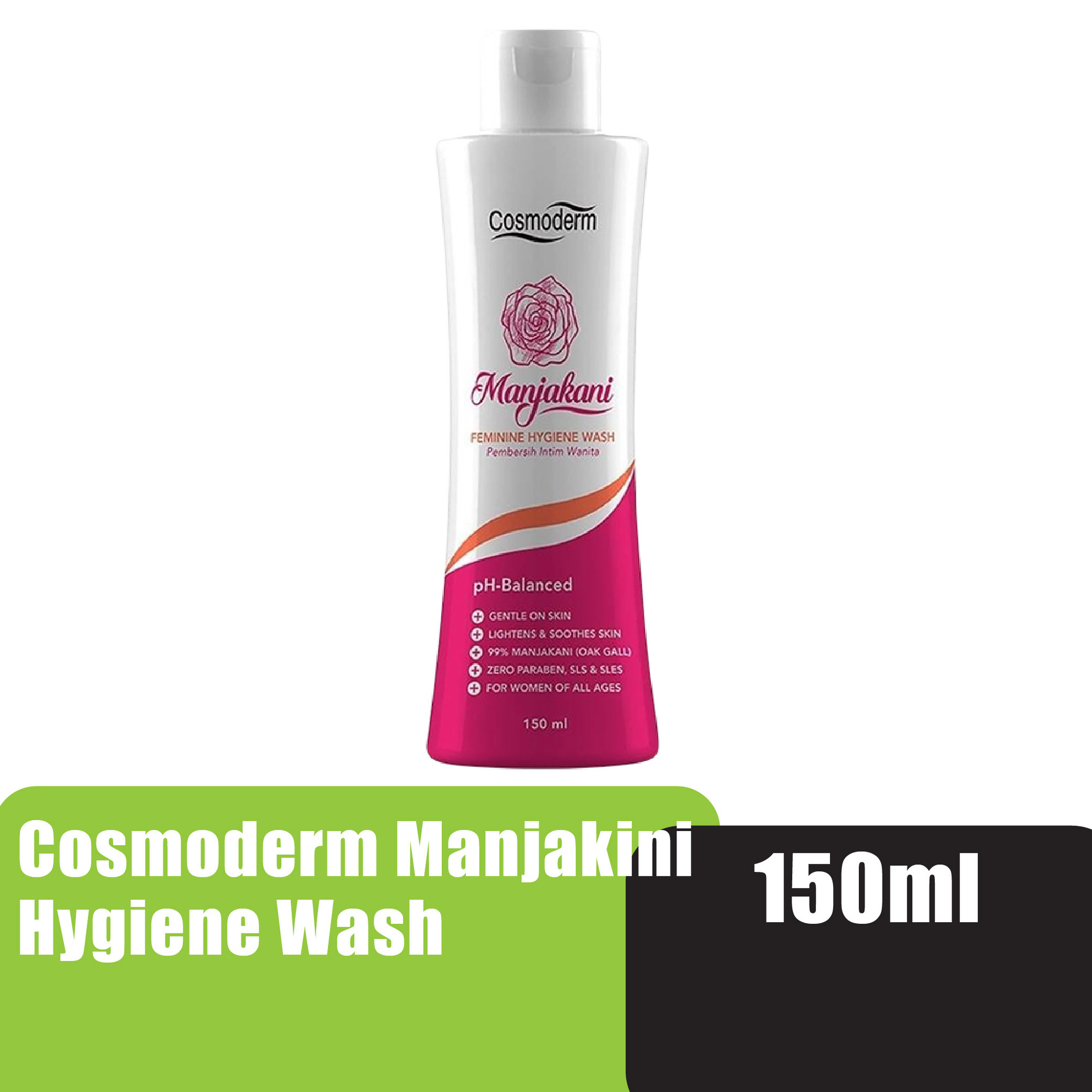 Cosmoderm Manjakani Hygiene Wash 150ml