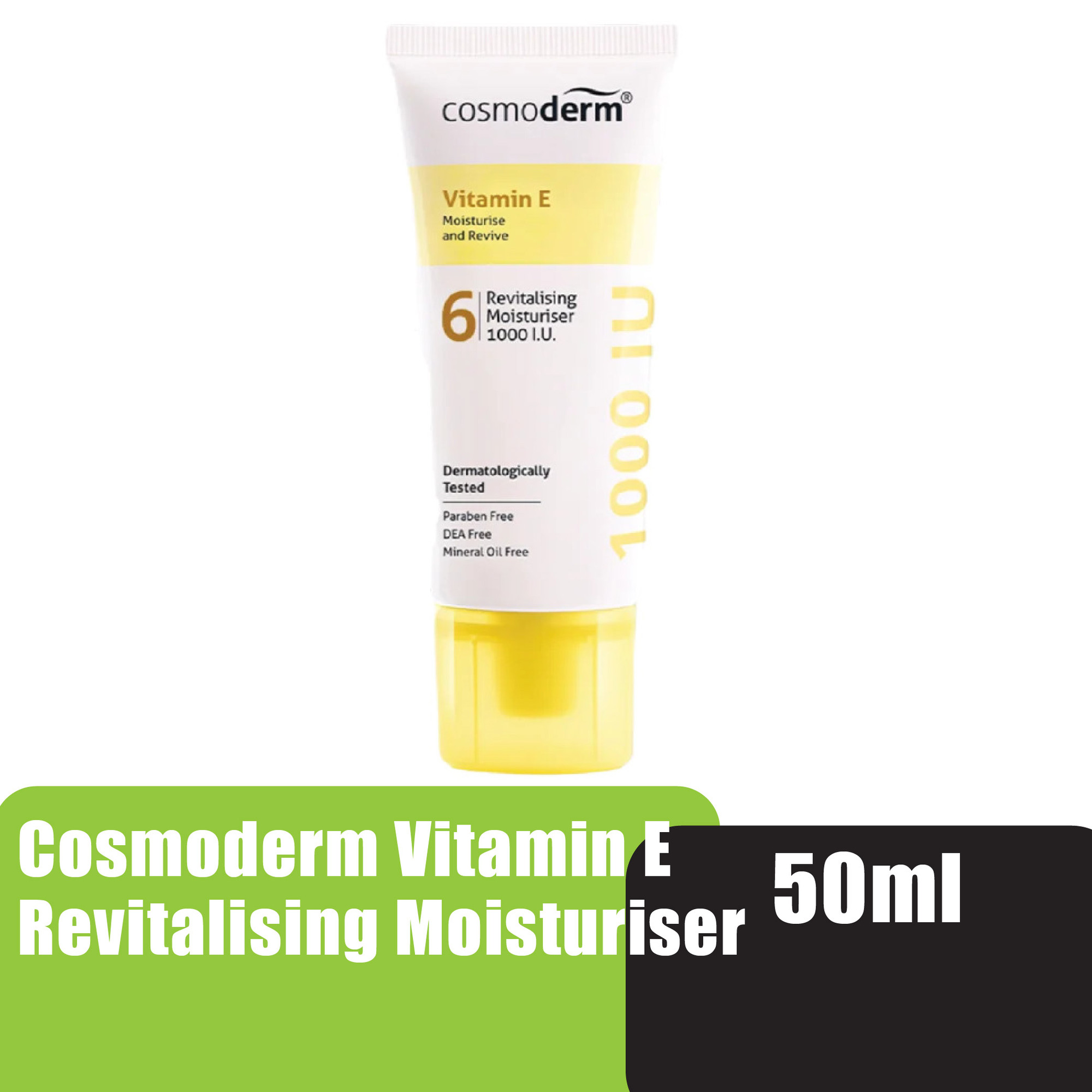 Cosmoderm Vitamin E Revitalising Moisturiser 1000 I.U. 50ml
