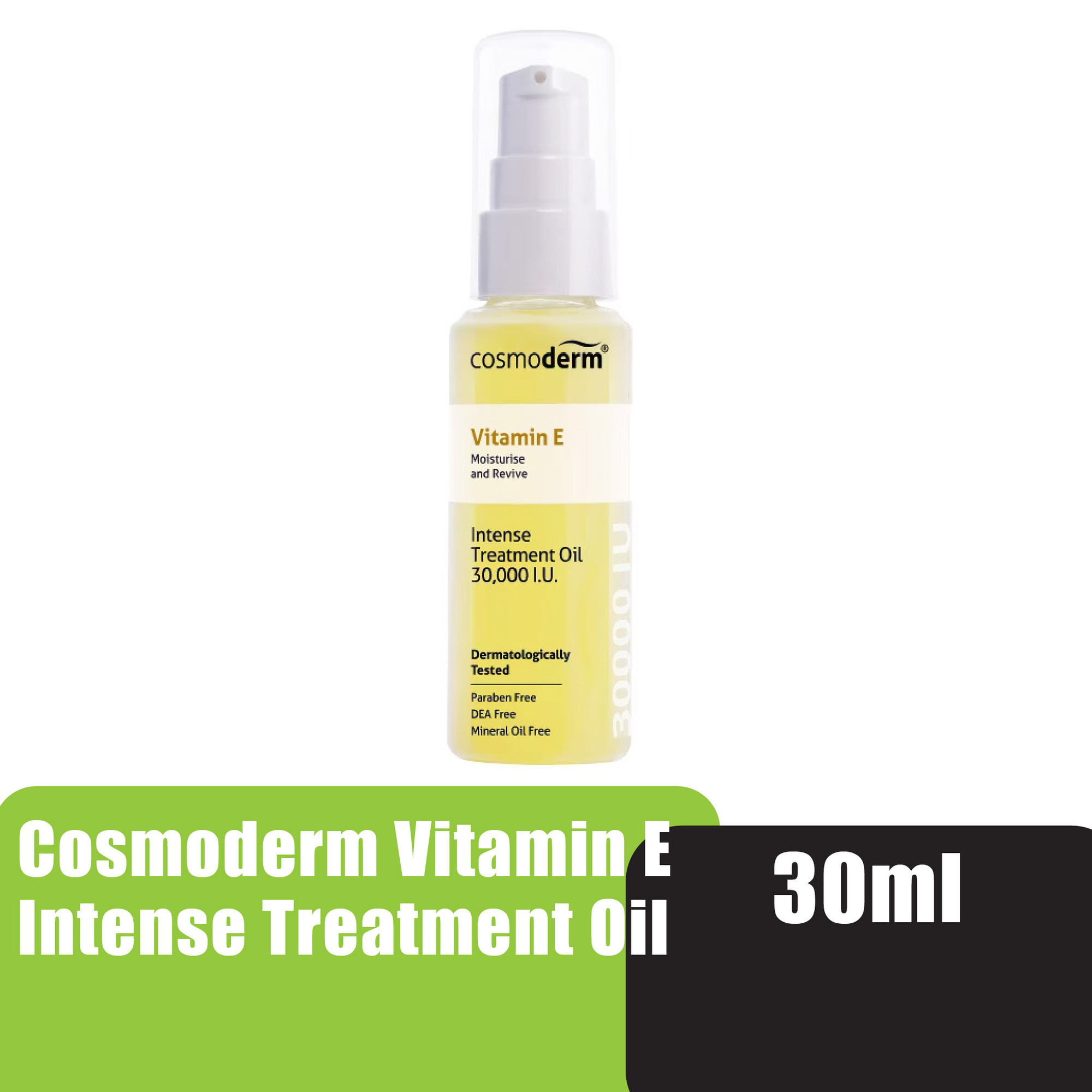 Cosmoderm Vitamin E Intense Treatment Oil 30,000 I.U. 30ml