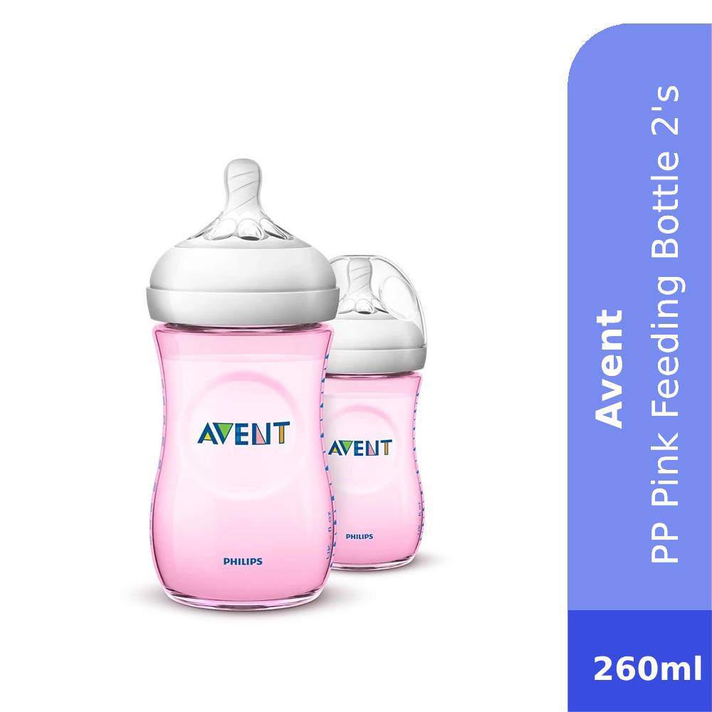 AVENT PP Pink Feeding Bottle 260ml x2 - Bottle Feeding , Baby Feeding , 奶瓶