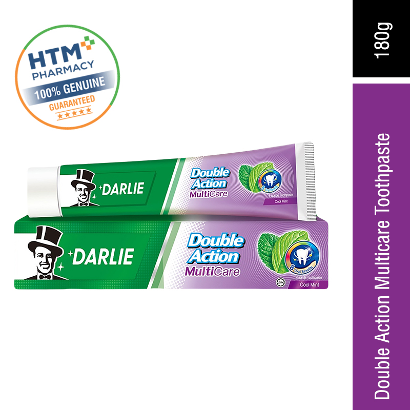 DARLIE DOUBLE ACTION MULTICARE  TOOTHPASTE 180G