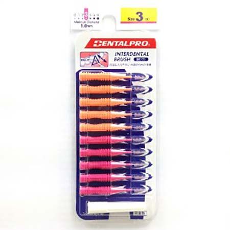 Dentalpro Interdental Brush Size 3 10's