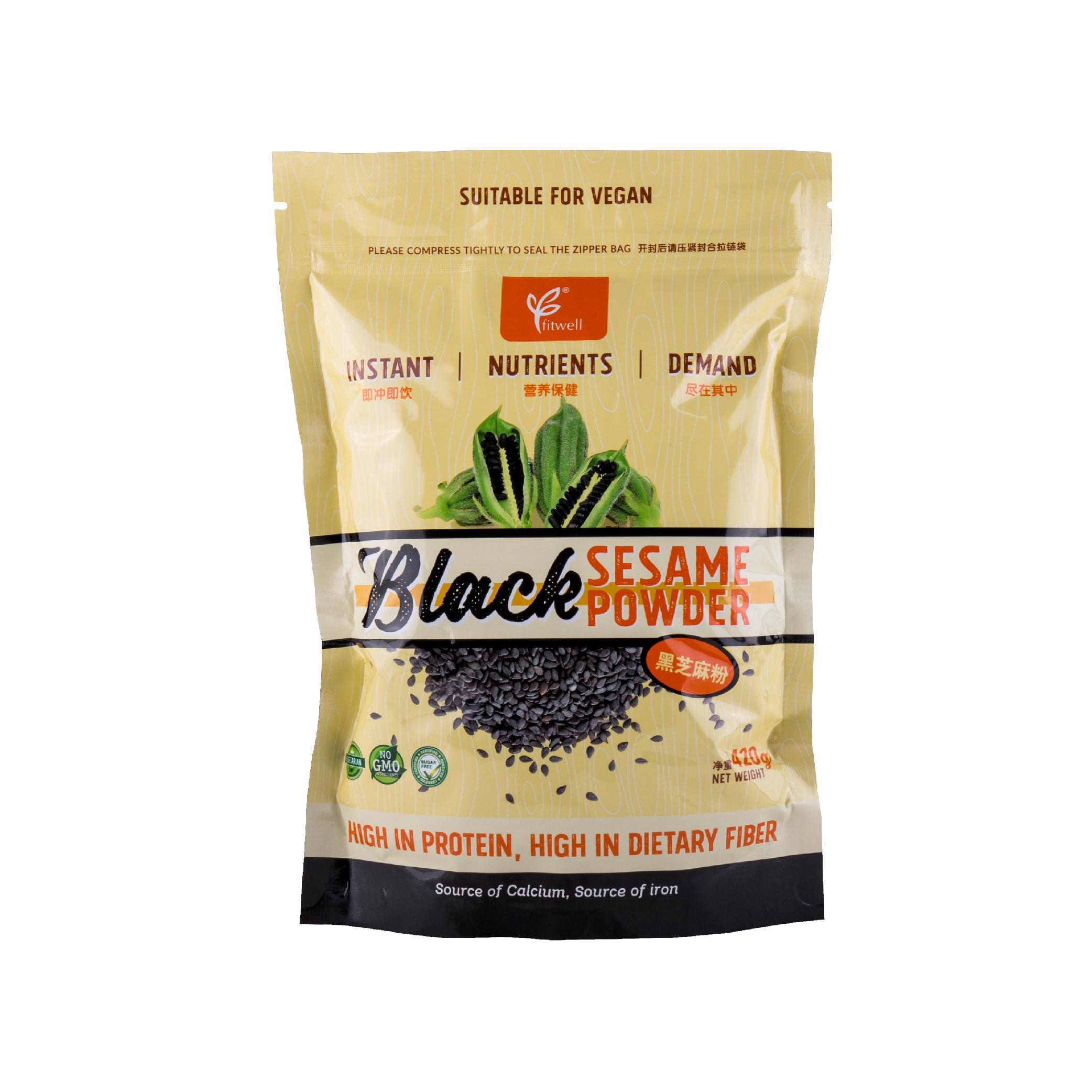 Fitwell Black Sesame Powder 420g