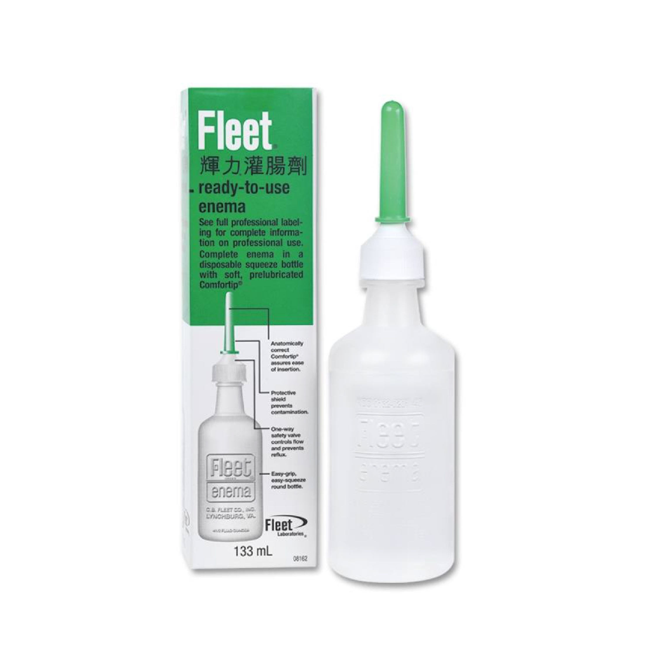 FLEET Enema Comfortip 133ml/4.5oz for Adult, Constipation Relief, Ubat Sembelit Dewasa