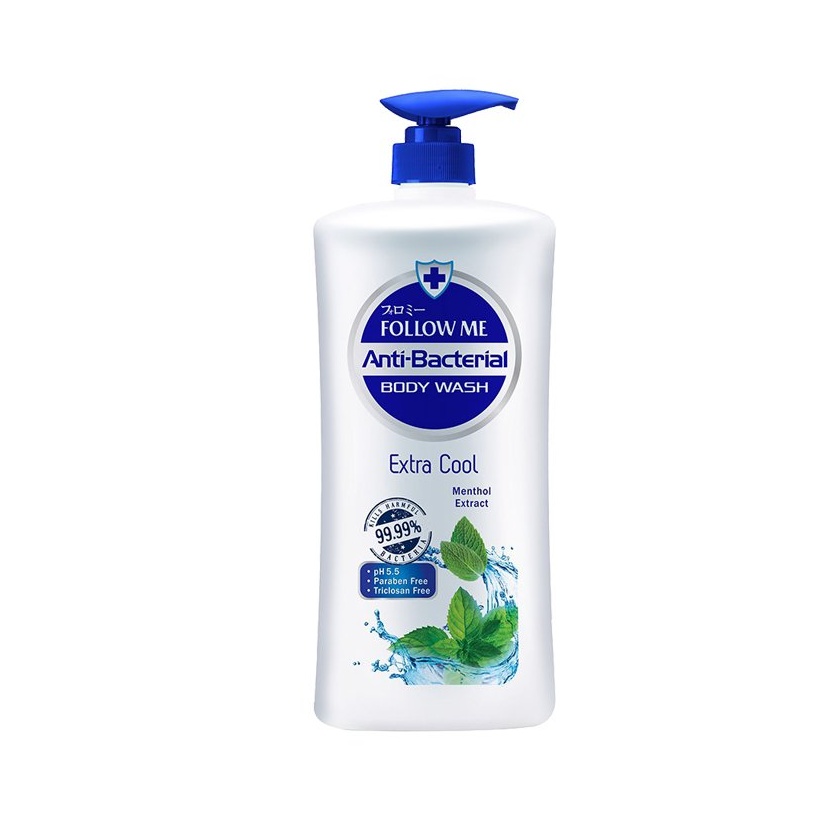 Follow Me Antibacterial Body Wash 1L - Extra Cool