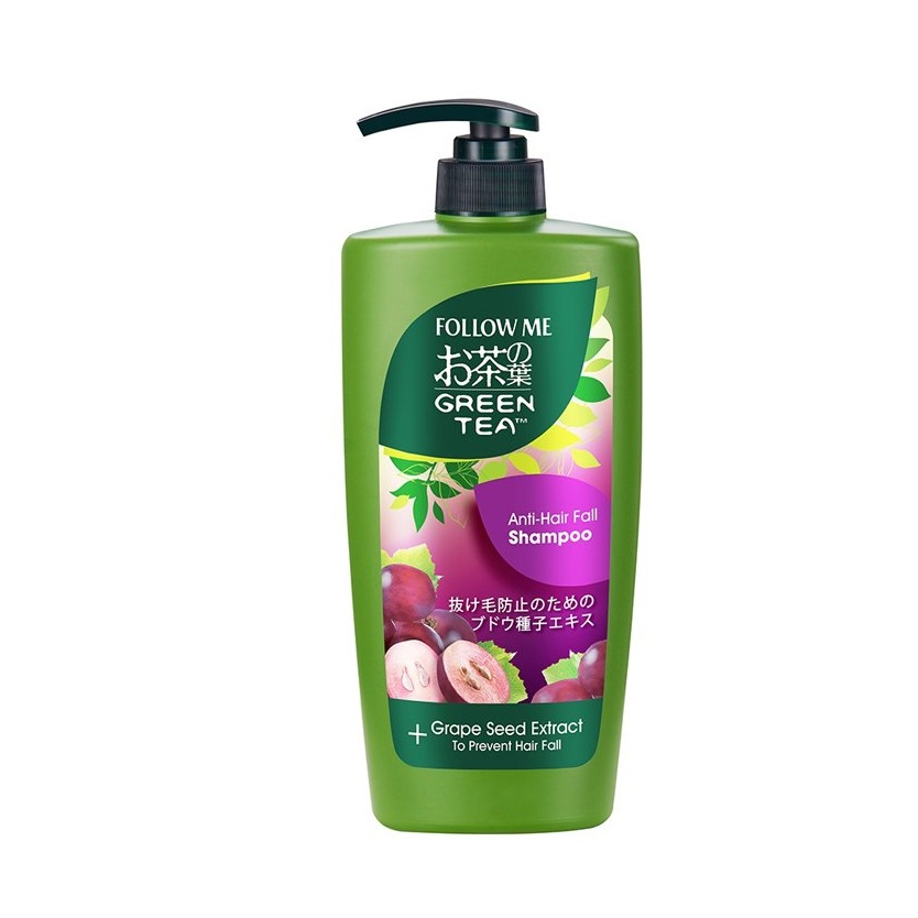 Follow Me Greentea Shampoo 650ml - Anti-Hair Fall