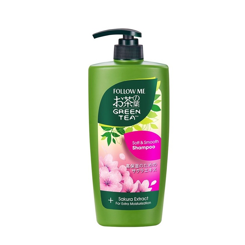 Follow Me Greentea Shampoo 650ML - Soft & Smooth