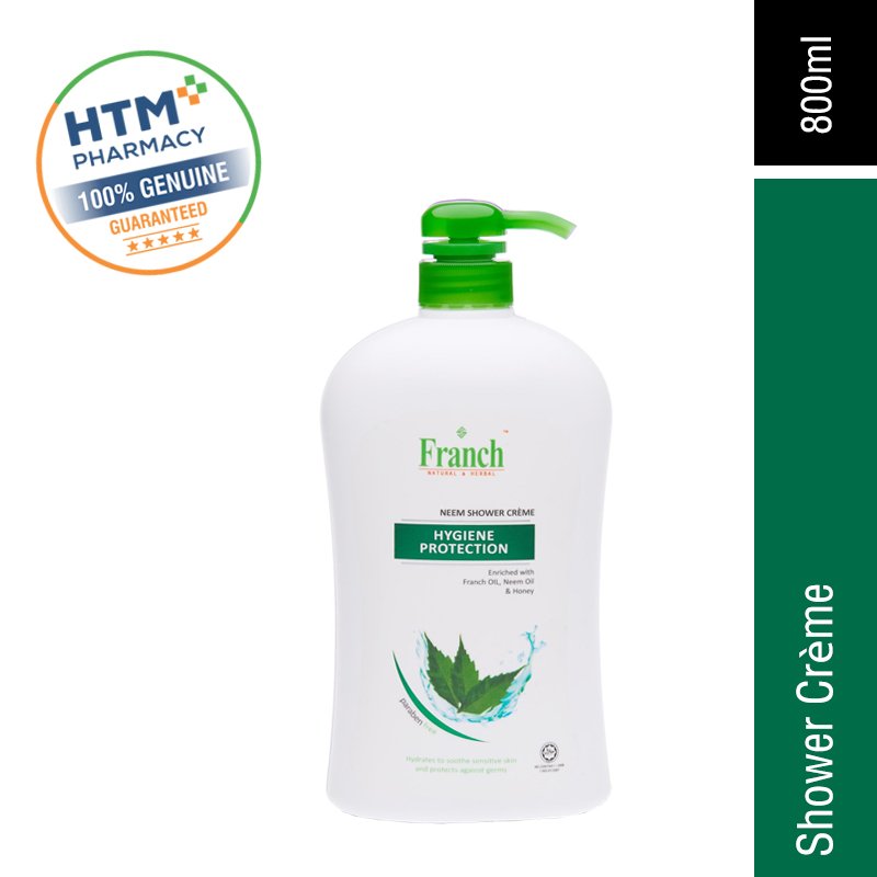 FRANCH SHOWER CREME 800ML - NEEM