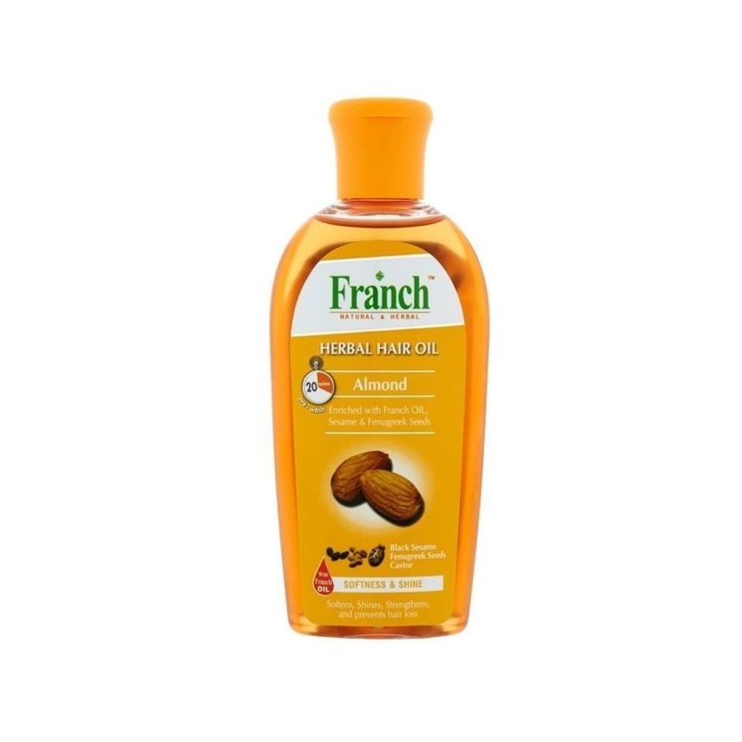 FRANCH HERBAL HAIR OIL 200ML - ALMOND
