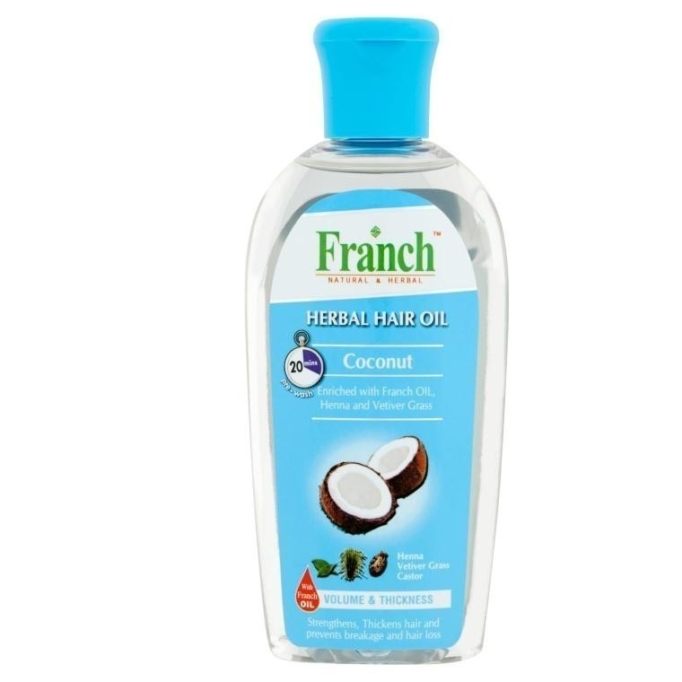 FRANCH HERBAL HAIR OIL 200ML - COCONUT