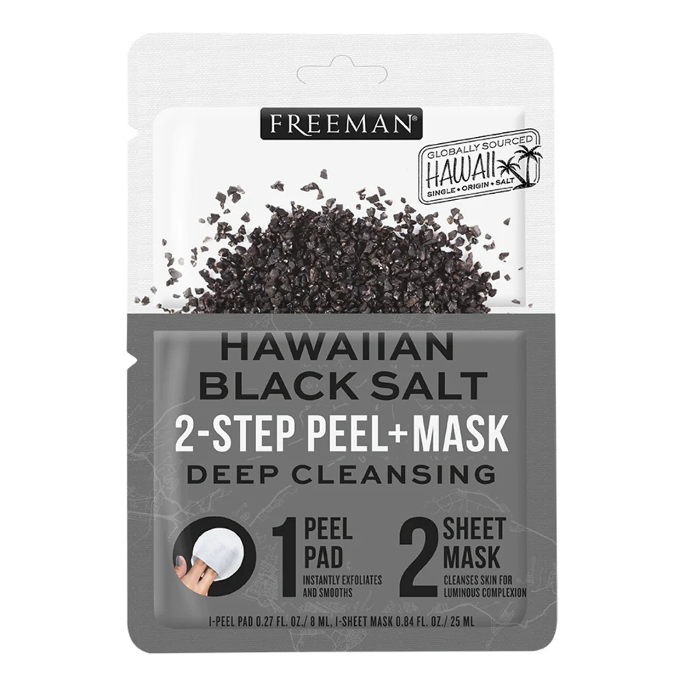 Freeman Superfoods Sheet Mask Deep Cleansing Hawaiian Black 0.84 fl oz (25 ml)