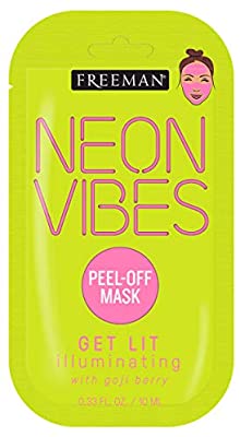 Freeman Neon Vibes Mask Get Lit Illuminating 0.33 fl oz (10 ml)