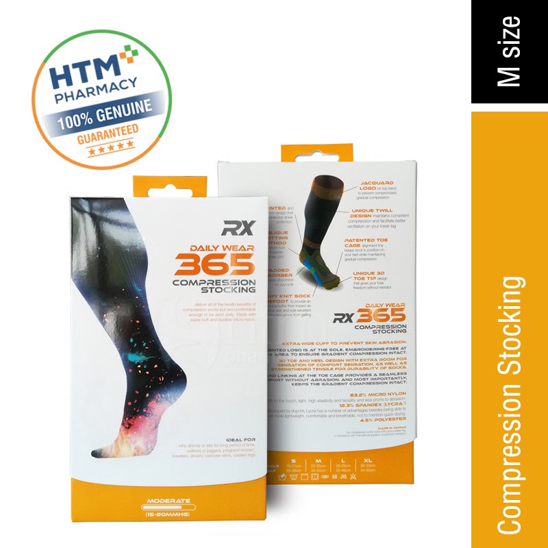 Rx Daily Wear 365 Compression Stocking - M Size