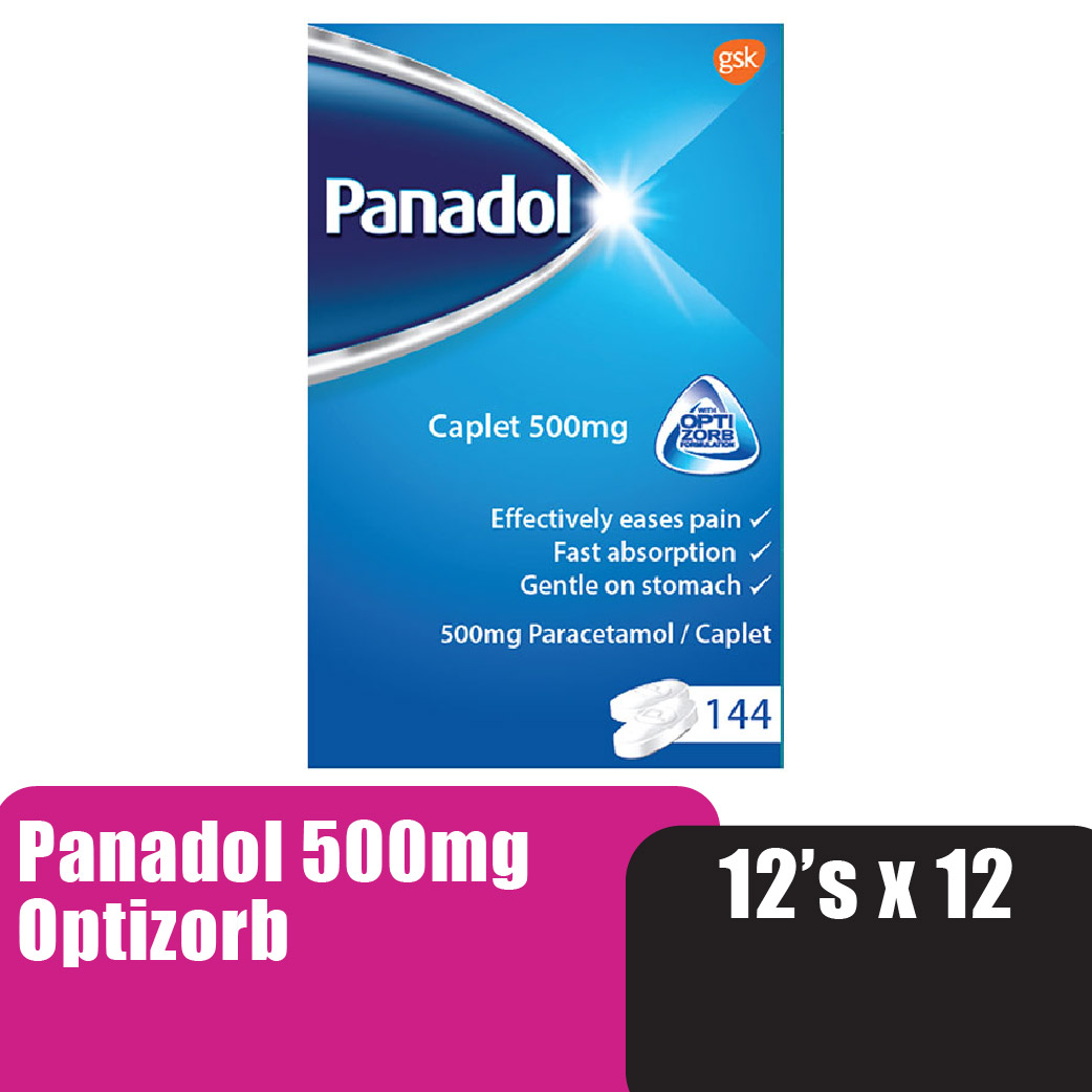 Panadol 500mg (OPTIZORB) 12x 12's