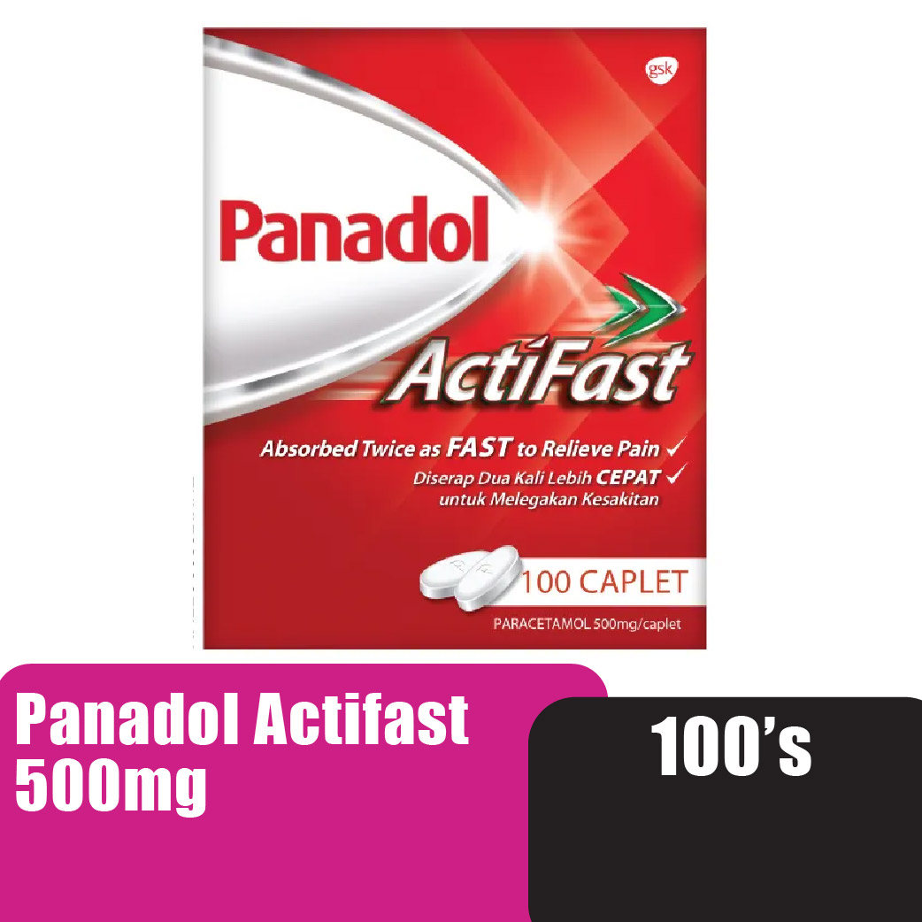 Panadol Actifast 500mg 100's