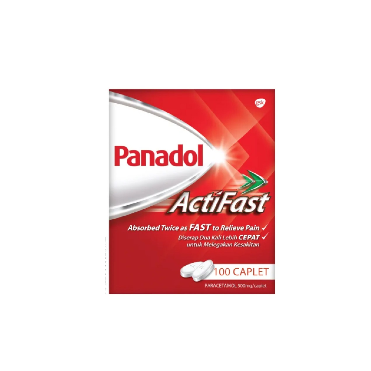 Panadol Actifast 500mg 100's