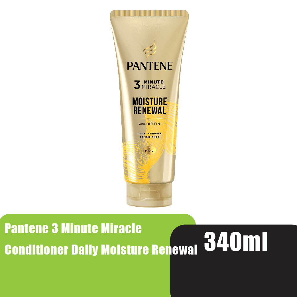 Pantene 3 Minute Miracle Conditioner 340ML - Daily Moisture Renewal