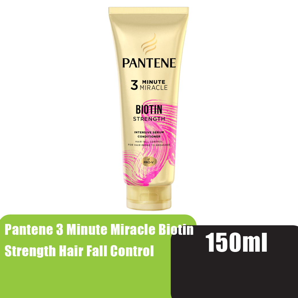 Pantene 3 Minute Miracle Biotin Strength Hair Fall Control 150ML