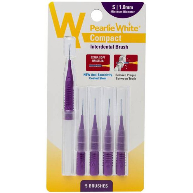 Pearlie White Compact Interdental Brush 1mm (S)