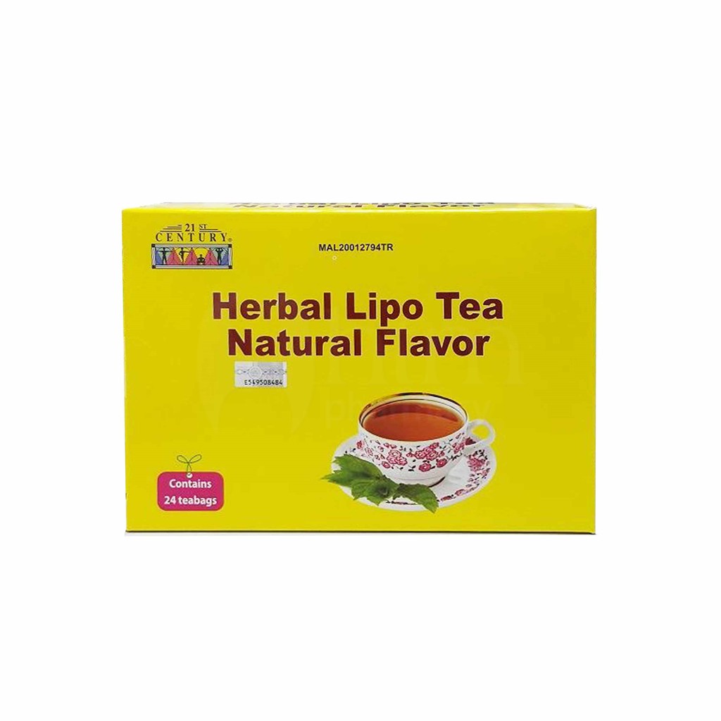 21st Century Herbal Lipo Tea 24'S - Natural