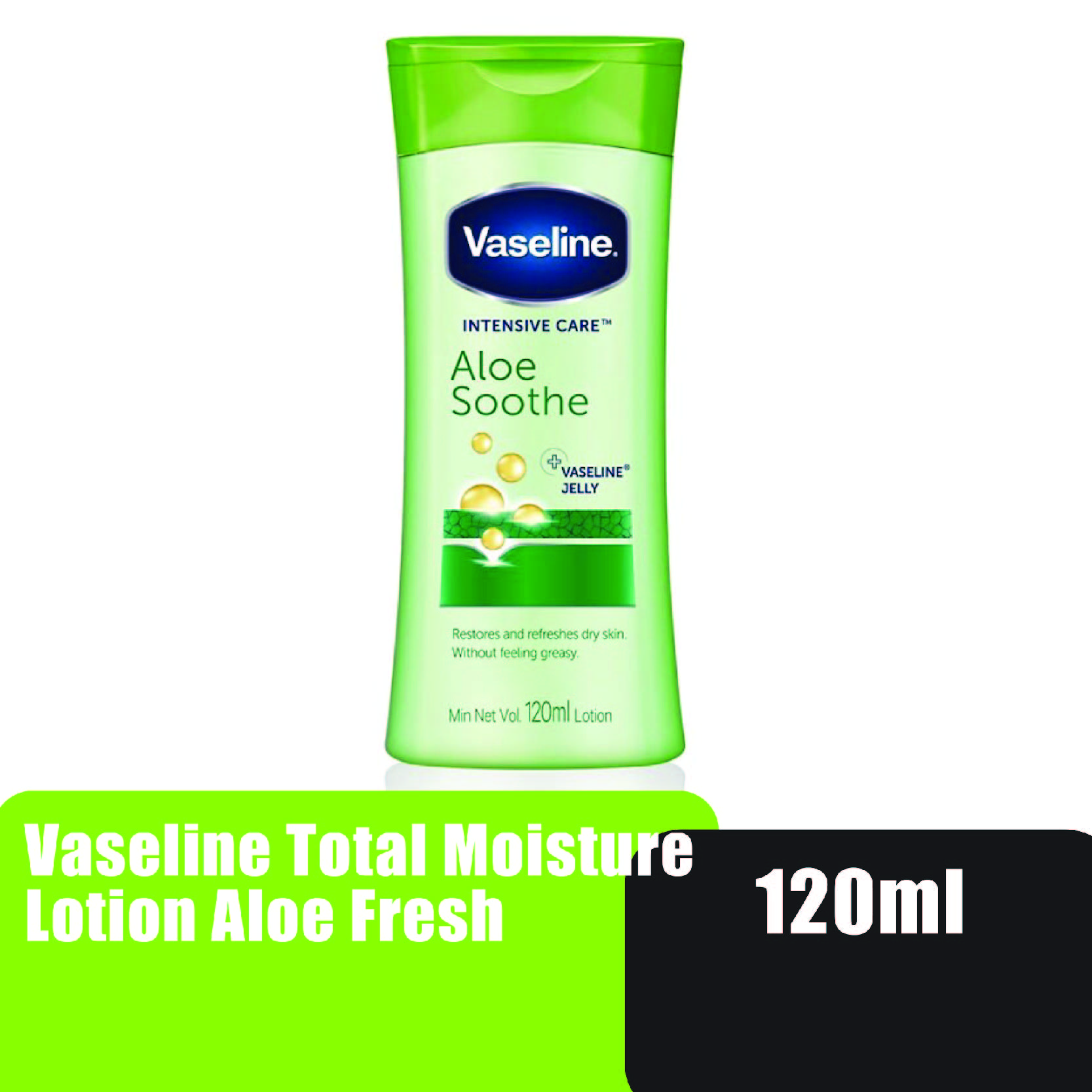 Vaseline Total Moisture Lotion 120ml - Aloe Fresh