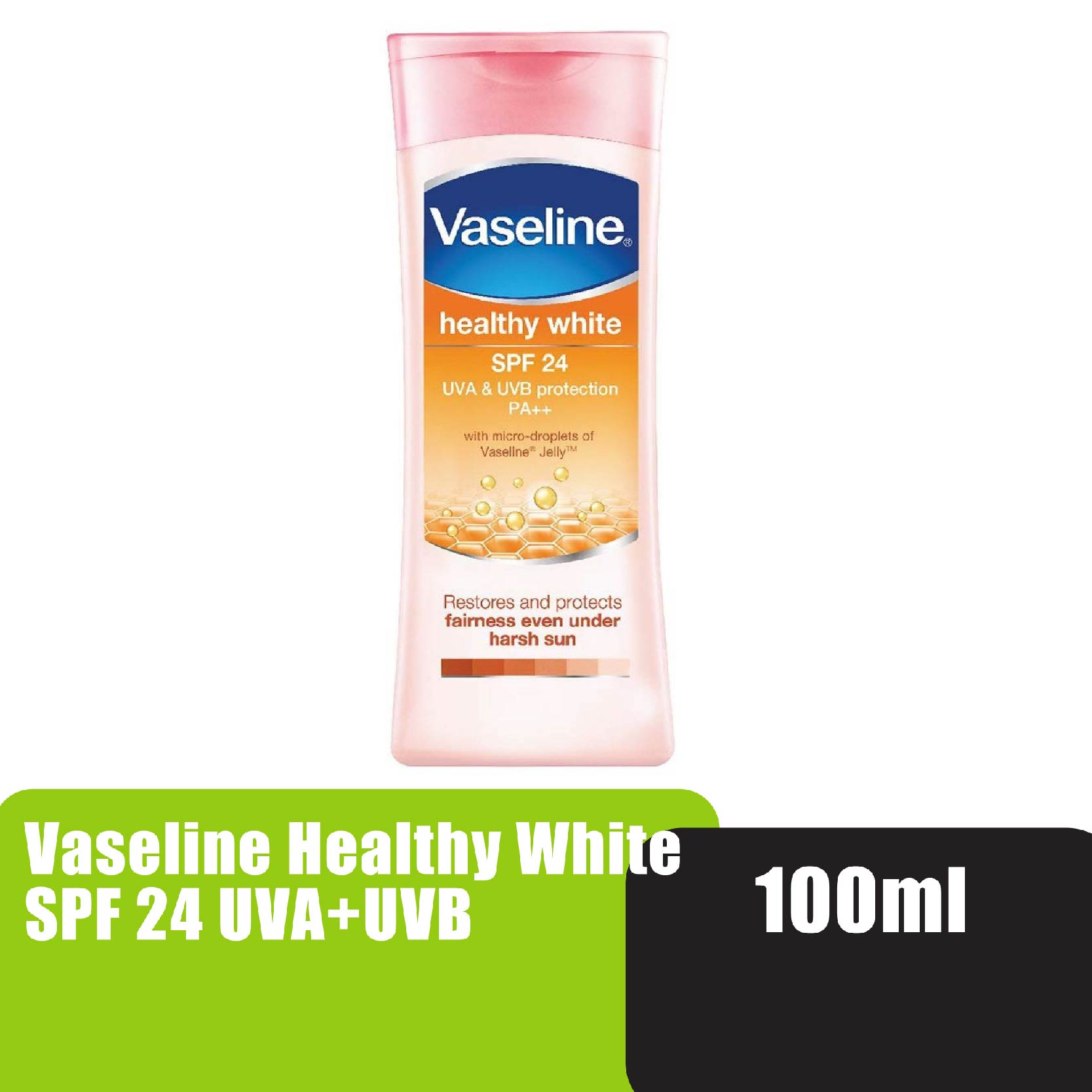 Vaseline Healthy White Sun + Pollution Protec Spf24++ 100ml