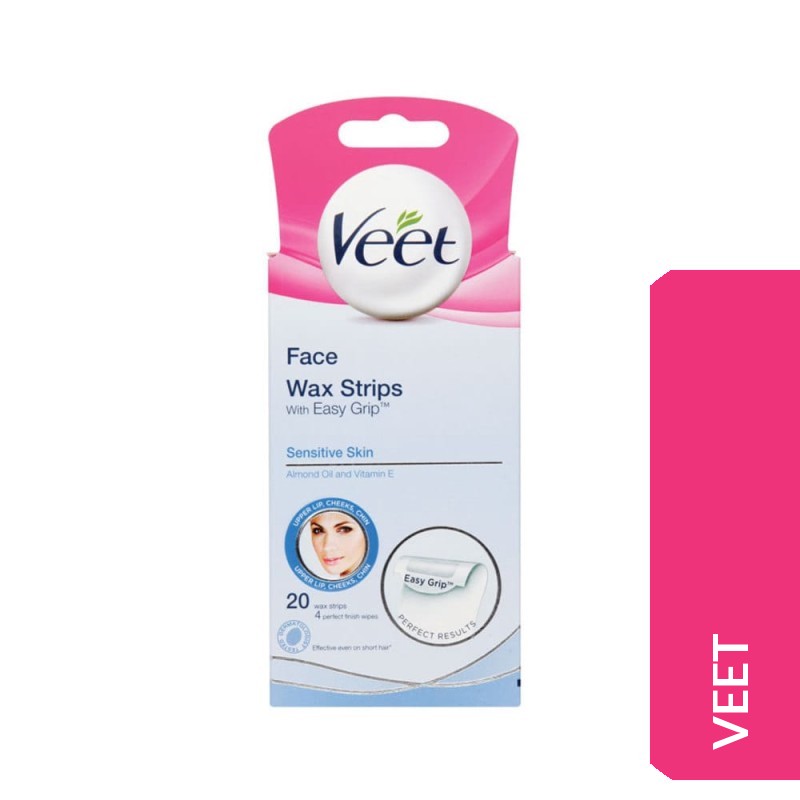 Veet Face Wax Strip 20'S - Sensitive Skin