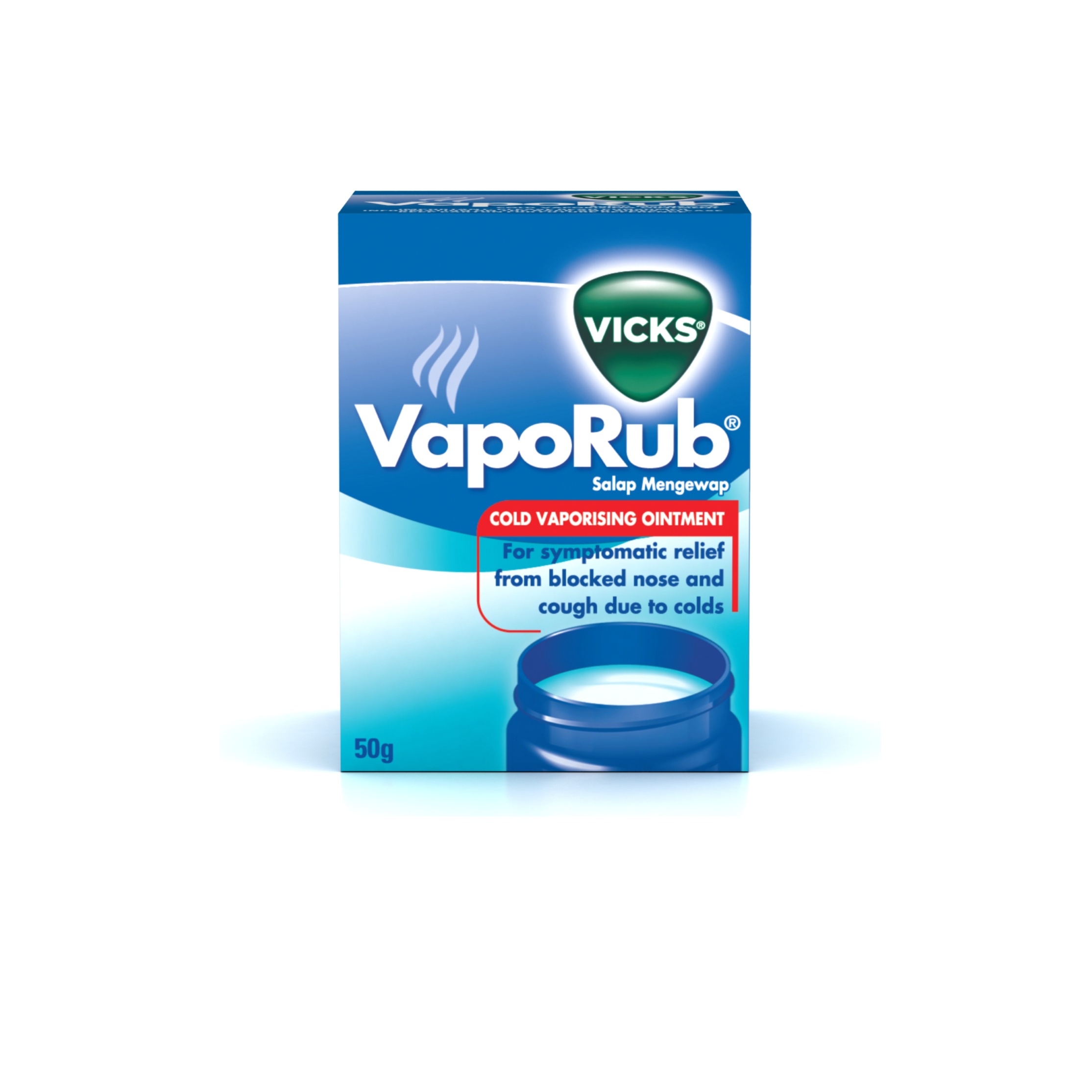 Vicks VapoRub Balm (Viks Vaporub, Minyak Cengkih, Minyak Resdung, 傷風膏, 伤风膏) - 50g 