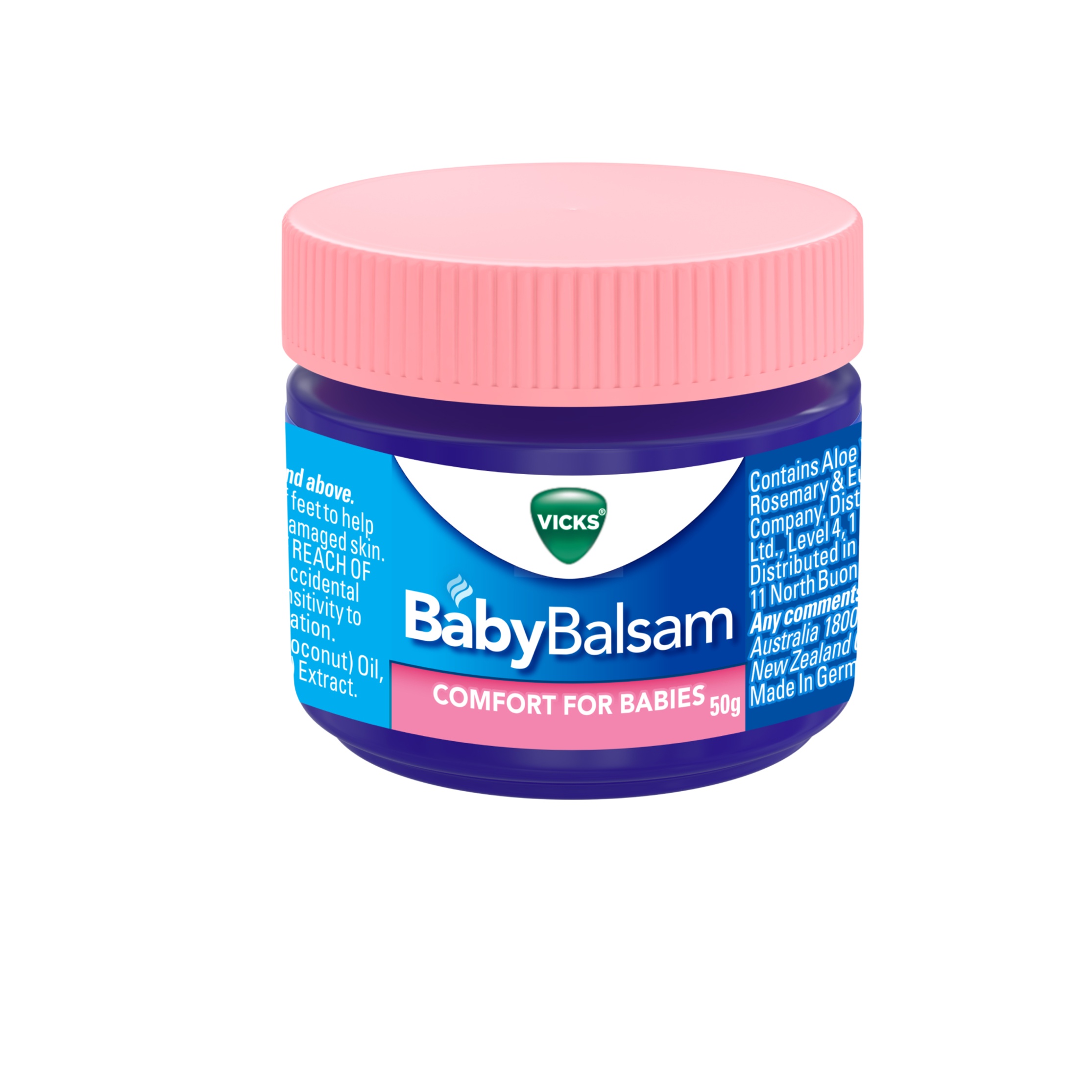 Vicks Vaporub Baby Balm, Minyak Baby Balsam, Ubat Batuk Baby Flu, 傷風 膏 婴儿 - 50g