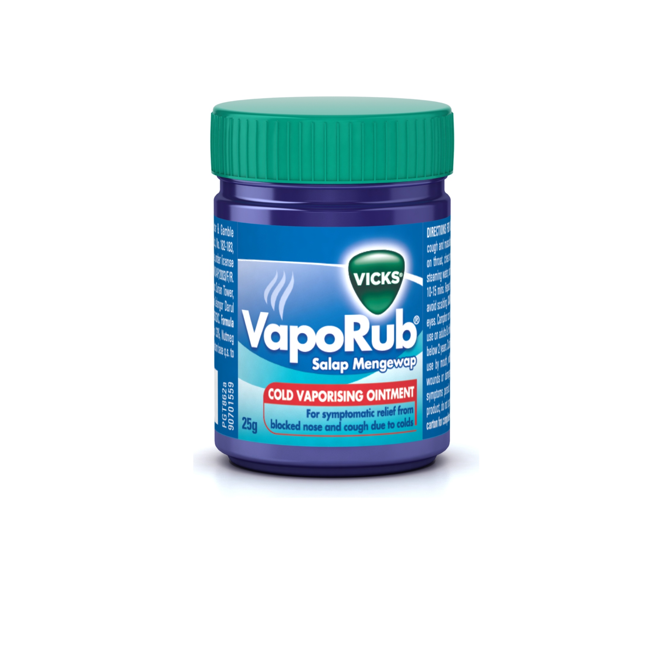 Vicks Vaporub Balm, Viks Vaporub, Minyak Cengkih, Minyak Resdung, 傷風 膏, 伤风膏 - 25g