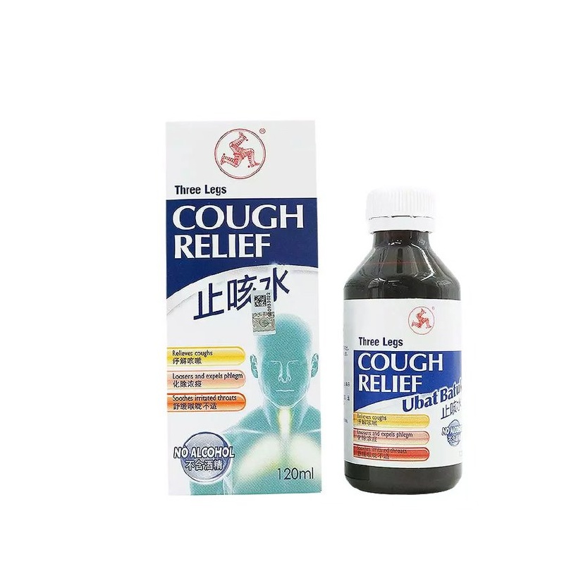 THREE LEGS COUGH RELIEF ADULT 120ML