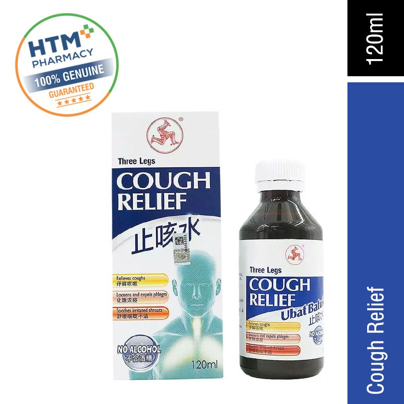 THREE LEGS COUGH RELIEF ADULT 120ML