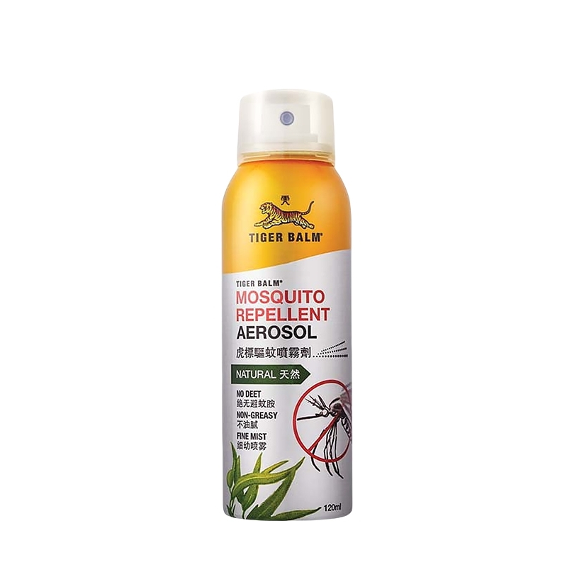 TIGER BALM MOSQUITO REPELLENT AEROSOL SPRAY 120ML (INSECT REPELLANT)