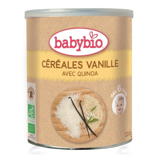 Babybio Rice Vanilla Cereal 220G