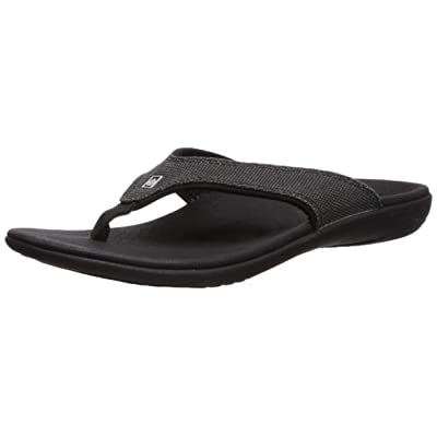 Spenco Womens Yumi sandal Black (Size 6)