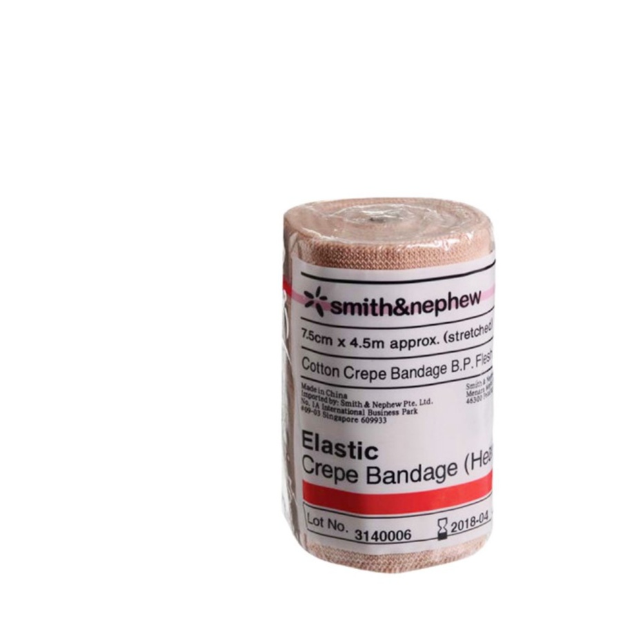 Smith & Nephew Elastic Crepe Bandage Heavy 7.5CM x 4.5M (STRETCHED)