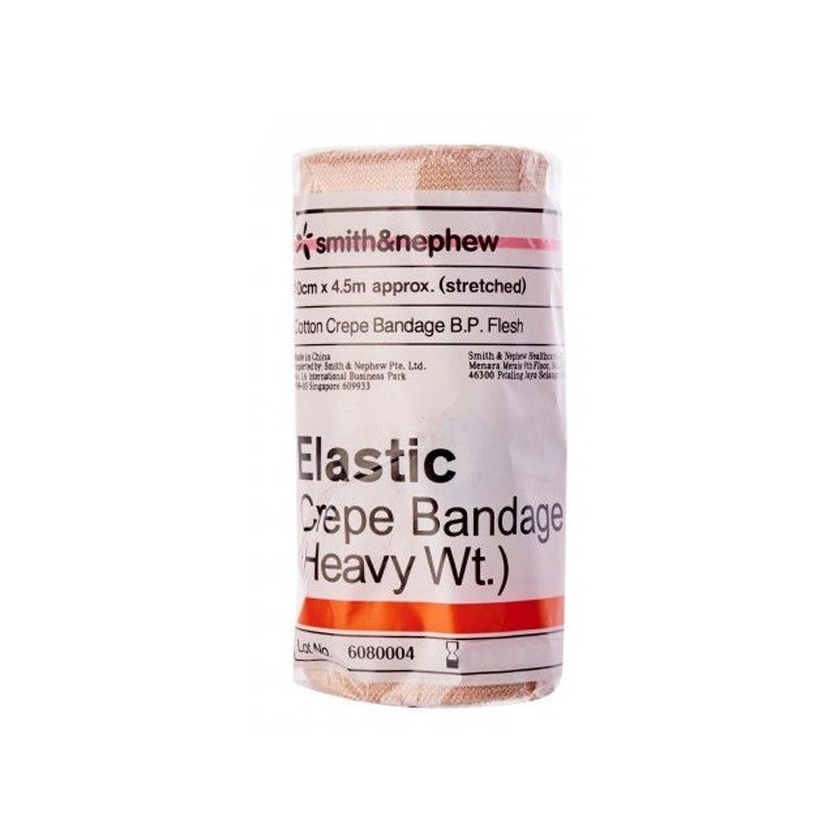 Smith & Nephew Elastic Crepe Bandage Heavy 10CM x 4.5M (STRETCHED)