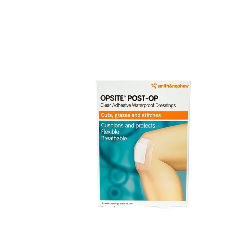 Smith & Nephew Opsite Waterproof Wound Dressing 9.5CM x 8.5CM  1'S