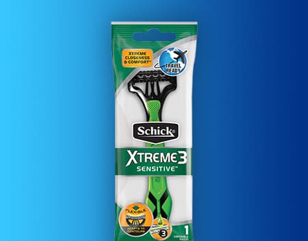 SCHICK XTREME3 SENSITIVE 1 DISPOSABLE (X3-D1)