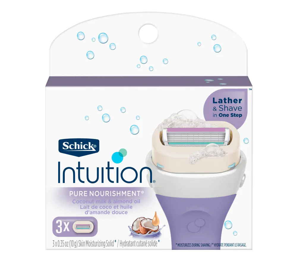 SCHICK INTUITION REFILL - COCONUT MILK & ALMOND OIL