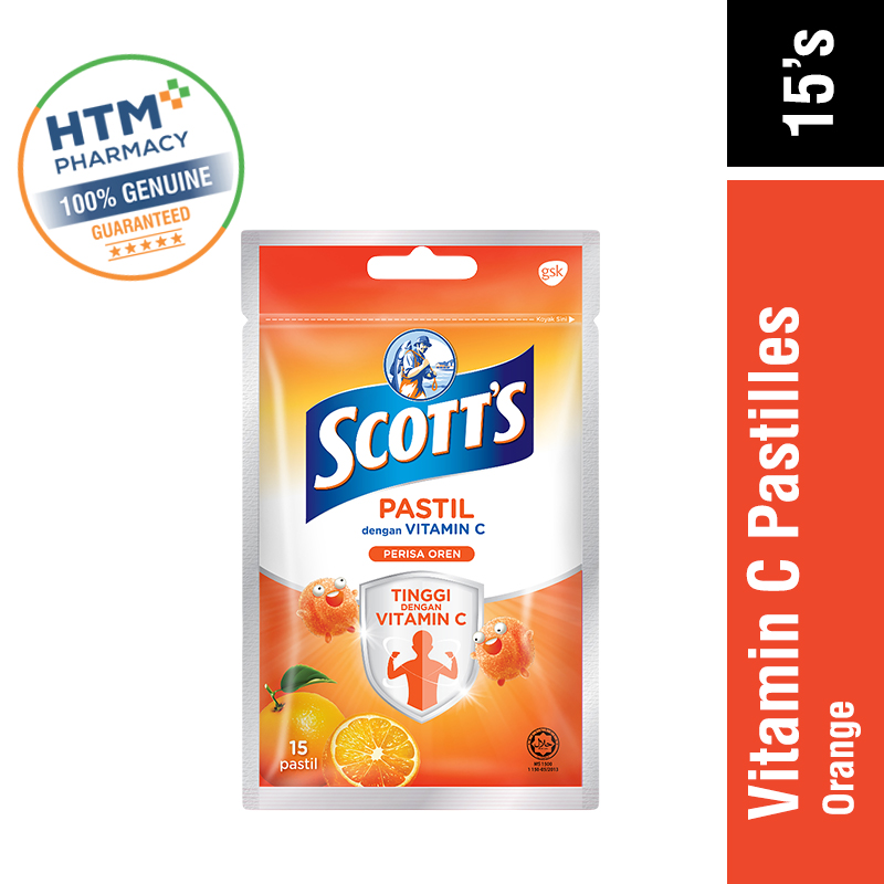 Scott's Vit C Orange (Zipper Pack)
