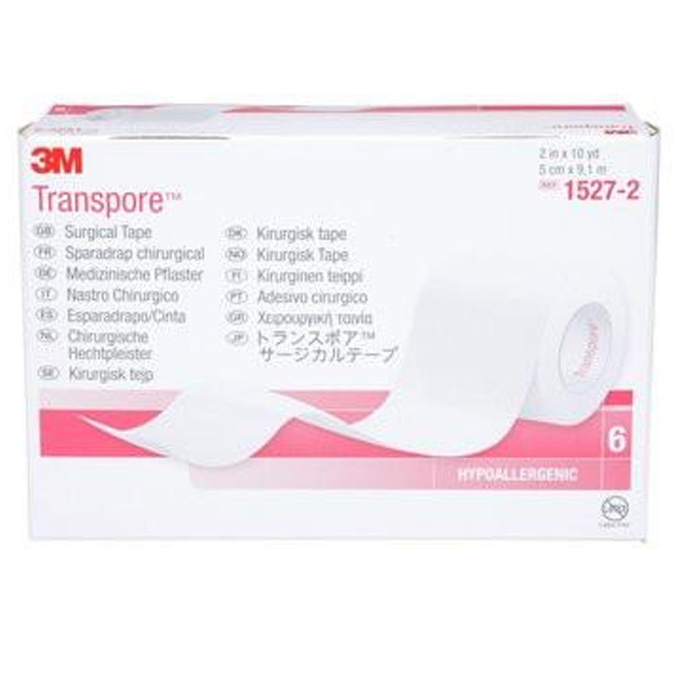 3m Transpore 5cm 6's