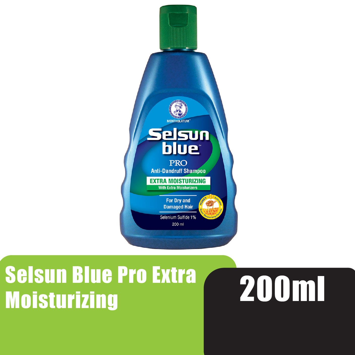 SELSUN Blue Shampoo Pro Extra Moisturizing 200ml - Scalp Treatment, Selsun Shampoo, 洗发水