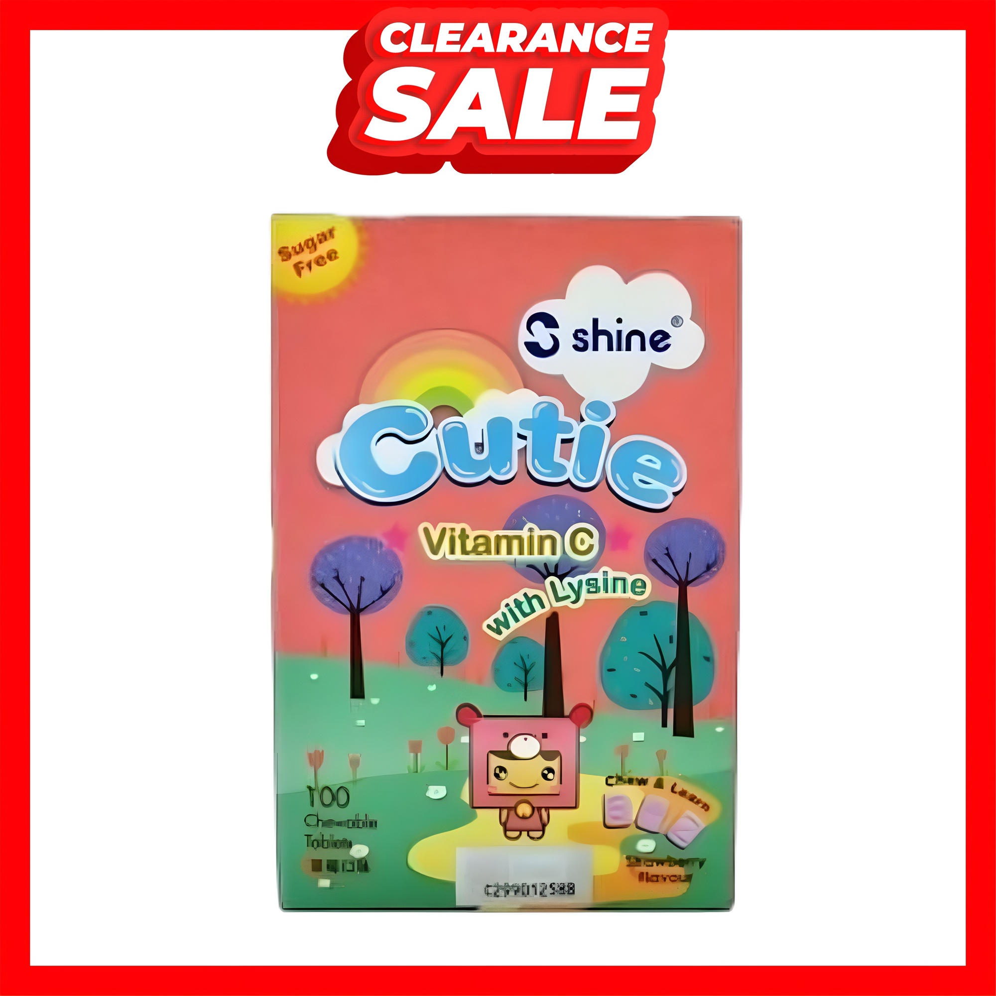 [CLEARANCE] Shine Cutie Vitamin C Plus Lysine 100'S [EXP: 30/9/2026]