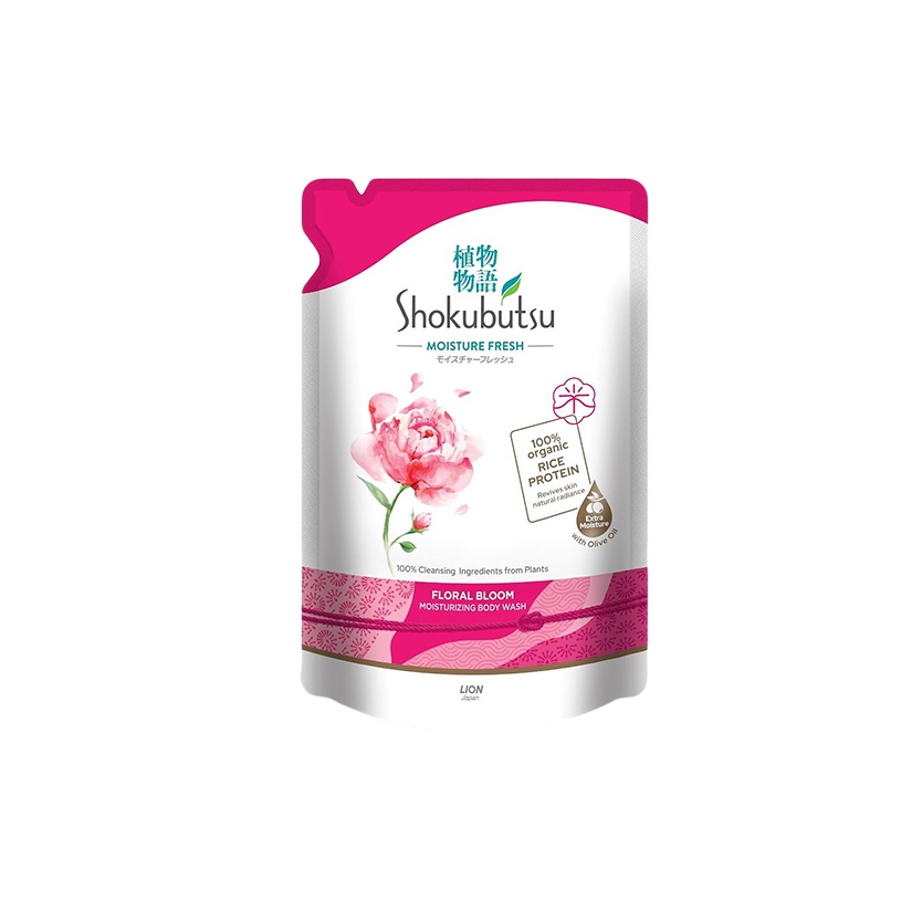 SHOKUBUTSU SHOWER FOAM 550GM - FLORAL BLOOM