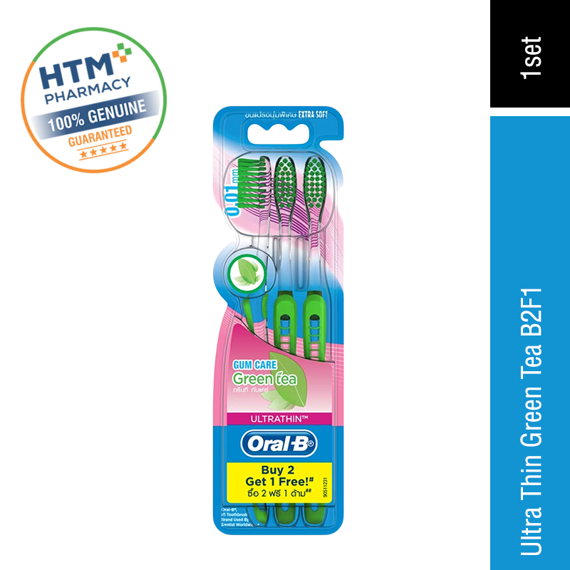 Oral B Ultra Thin Green Tea Buy 2 Free 1