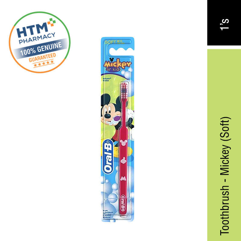 ORAL B TOOTHBRUSH MICKEY FOR KIDS SOFT